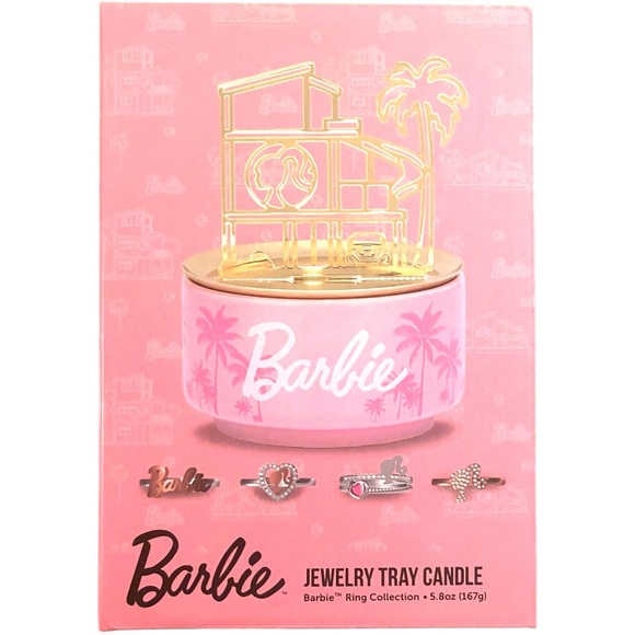 New! Barbie x Charmed Aroma Candle Jewelry Tray NIB Ring - Picture 4 of 7